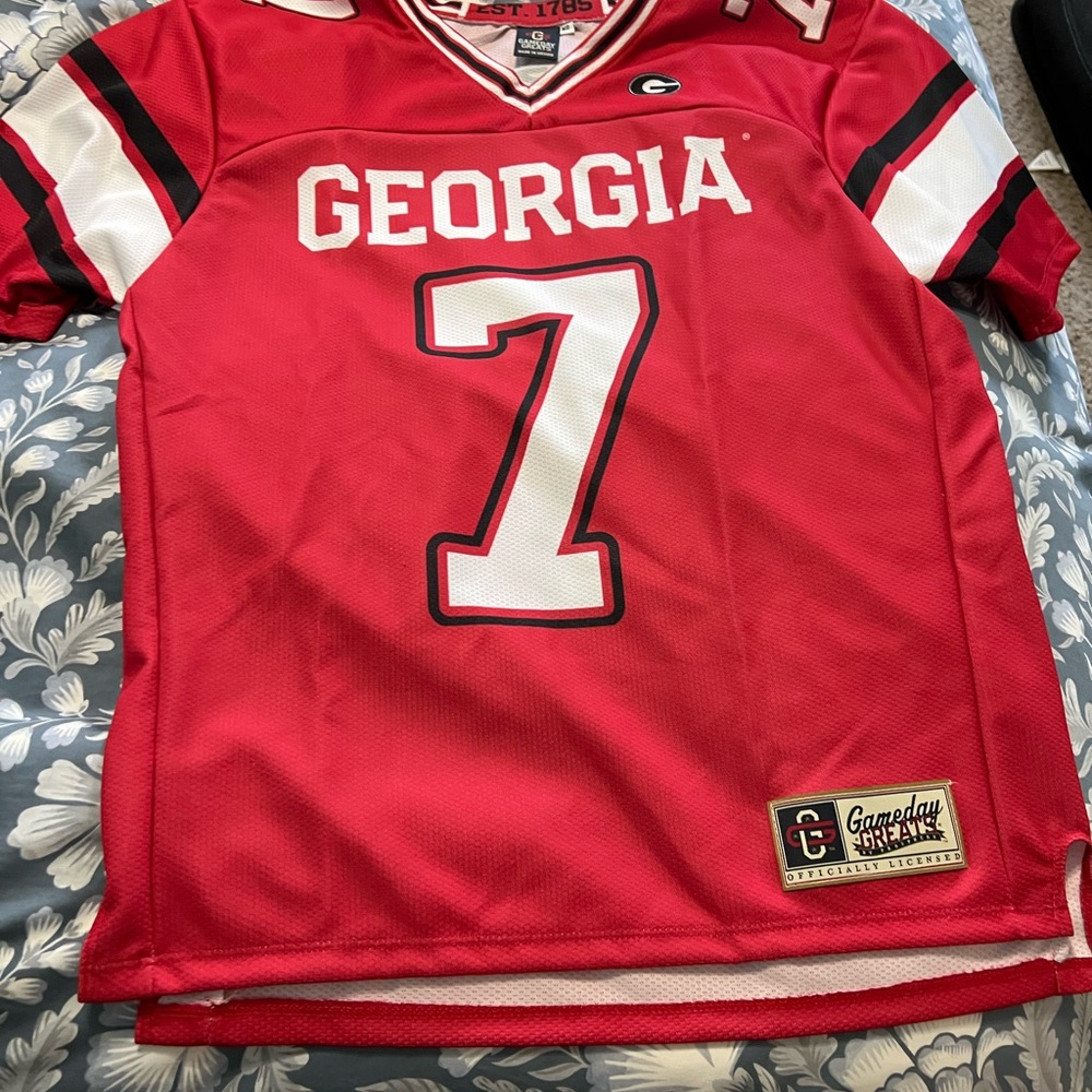 UGA Men's Red Football Jersey